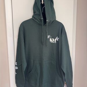 Kacey Musgraves Golden Hour Tour Merch Green Hoodie Butterfly Lyric Size S